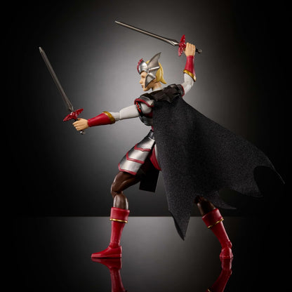 Masters of the Universe Masterverse Action Figure New Etheria Despara, 7 Inch MOTU Toy, 30 Posable Joints, 2 Swords, Armor, Adora Head & Evil Mask, JHJ83