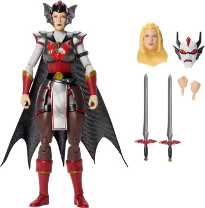 Masters of the Universe Masterverse Action Figure New Etheria Despara, 7 Inch MOTU Toy, 30 Posable Joints, 2 Swords, Armor, Adora Head & Evil Mask, JHJ83