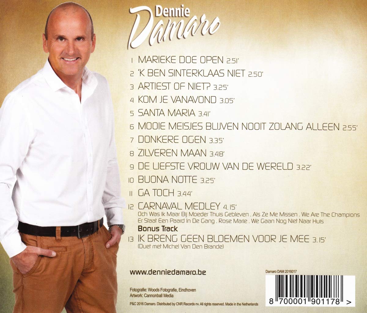 Dennie Damaro - Artiest Of Niet