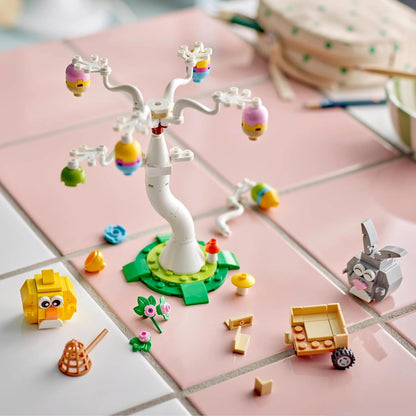 LEGO Easter Bunny and Chick Egg Hunt - Easter Toy w/Rabbit & Bird Animal Figures - Kids' Arts and Crafts Kit - Gift for 8+ Year Old Girls & Boys - 40808