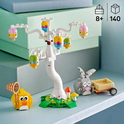 LEGO Easter Bunny and Chick Egg Hunt - Easter Toy w/Rabbit & Bird Animal Figures - Kids' Arts and Crafts Kit - Gift for 8+ Year Old Girls & Boys - 40808
