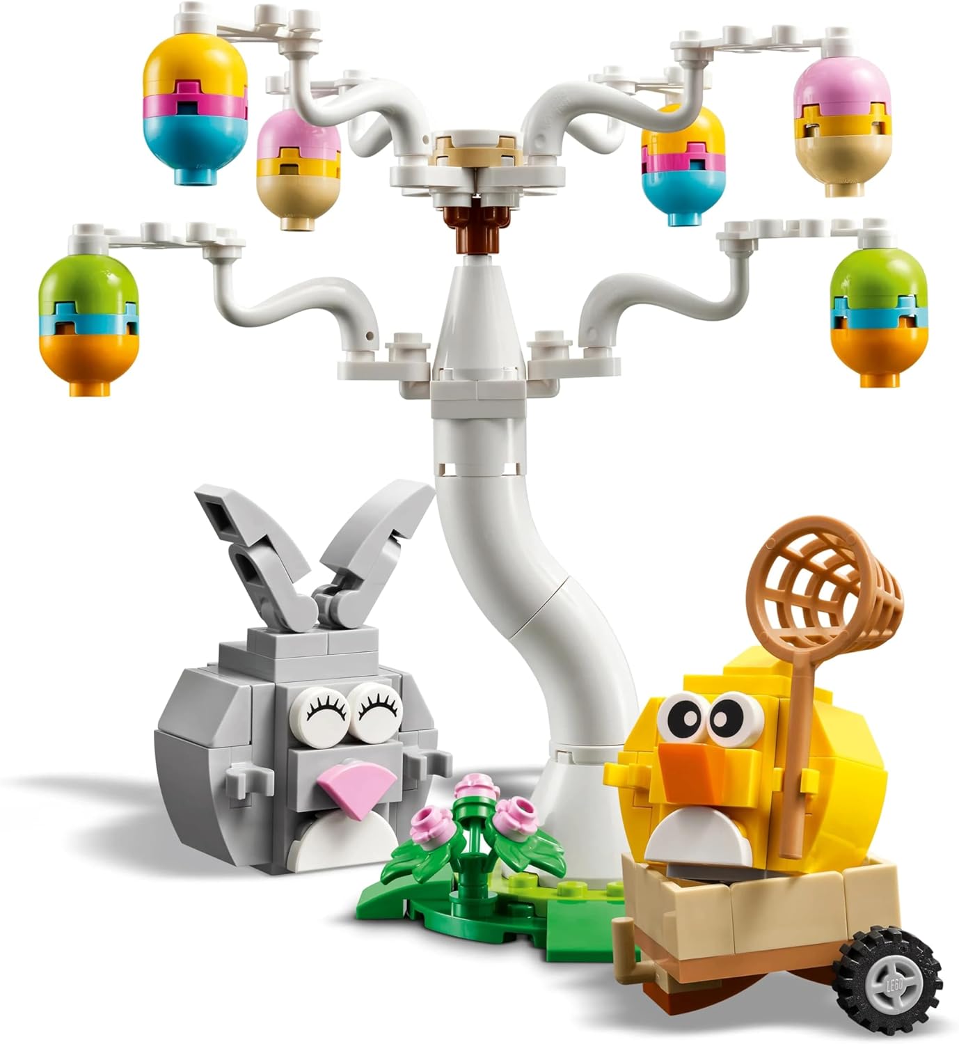 LEGO Easter Bunny and Chick Egg Hunt - Easter Toy w/Rabbit & Bird Animal Figures - Kids' Arts and Crafts Kit - Gift for 8+ Year Old Girls & Boys - 40808