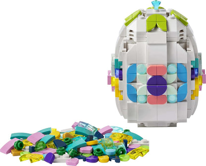 LEGO Decorative Easter Egg - Toy Ornament w/Colourful Decoration Pieces incl. Gold Hearts & Gemstone - Arts and Crafts Gift for 9+ Year Old Girls & Boys - 40816