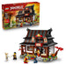 LEGO NINJAGO Four Weapons Blacksmith 15th Anniversary - Ninja House Toy w/Collectible Minifigure & Trading Cards - Nostalgic Gift for 14+ Year Old Boys & Adult Fans - 71858
