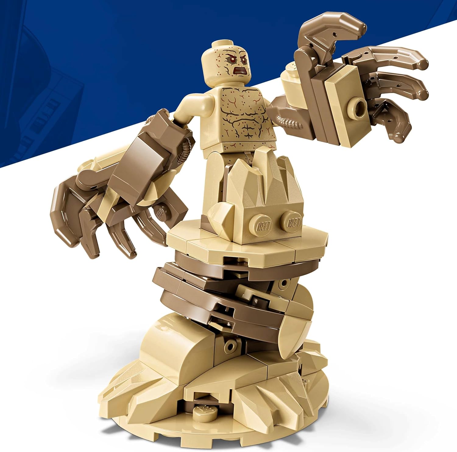 LEGO | Marvel Epic Battle: Spider-Man vs. Sandman - Superhero Toy w/ 3 Minifigures incl. Venom, and a Construction Site - Gift for 9+ Year Old Boys & Movie Fans - 76334