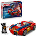LEGO | Marvel Spider-Man Car vs. Venomized Wolverine - Superhero Toy w/a Car Model, 2 Minifigures & 2 Spring Shooters - Gift for 7+ Year Old Boys & Fans - 76336