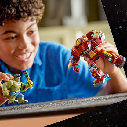 LEGO | Marvel Epic Battle: Hulkbuster vs. The Hulk - Superhero Toy w/ 2 Action Figures & Iron Man Minifigure - Avengers Gift for 9+ Year Old Boys & Fans - 76343