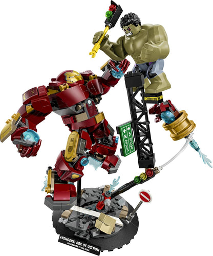 LEGO | Marvel Epic Battle: Hulkbuster vs. The Hulk - Superhero Toy w/ 2 Action Figures & Iron Man Minifigure - Avengers Gift for 9+ Year Old Boys & Fans - 76343