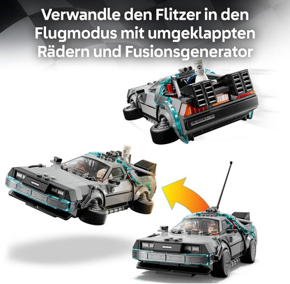Lego Speed Champions: Time Machine From Back To The Future (77256)