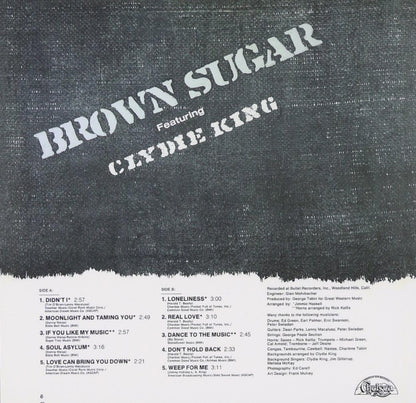 Brown Sugar Featuring Clydie King (韓国盤, 紙ジャケット仕様
