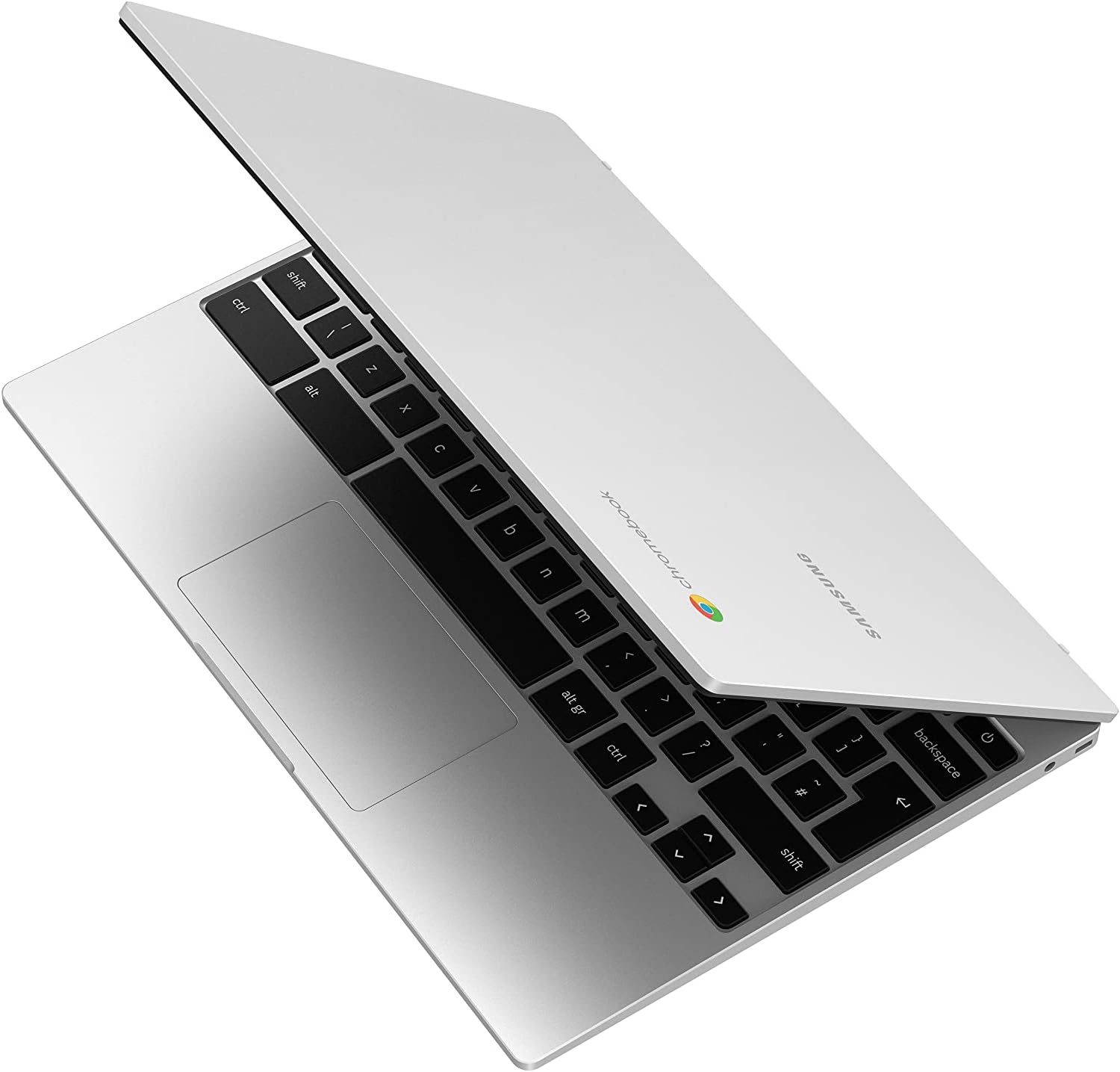 Samsung Chromebook Go (Wifi) Laptop | Anti-Glare 11.6 Inch HD LED Display with 180° hinge| Intel Celeron N4500 | 4 GB RAM | 64 GB eMMC| Chrome OS | Silver | Memory Card Slot
