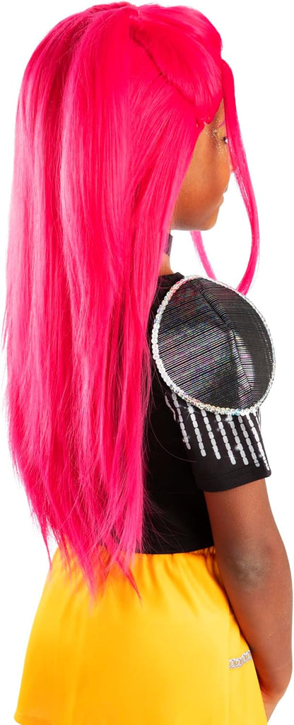 Rubies Official Netflix K-Pop Demon Hunters Mira Wig Child Costume Accessory, Kids Fancy Dress, One Size