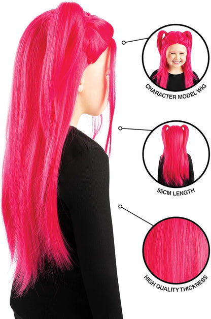 Rubies Official Netflix K-Pop Demon Hunters Mira Wig Child Costume Accessory, Kids Fancy Dress, One Size