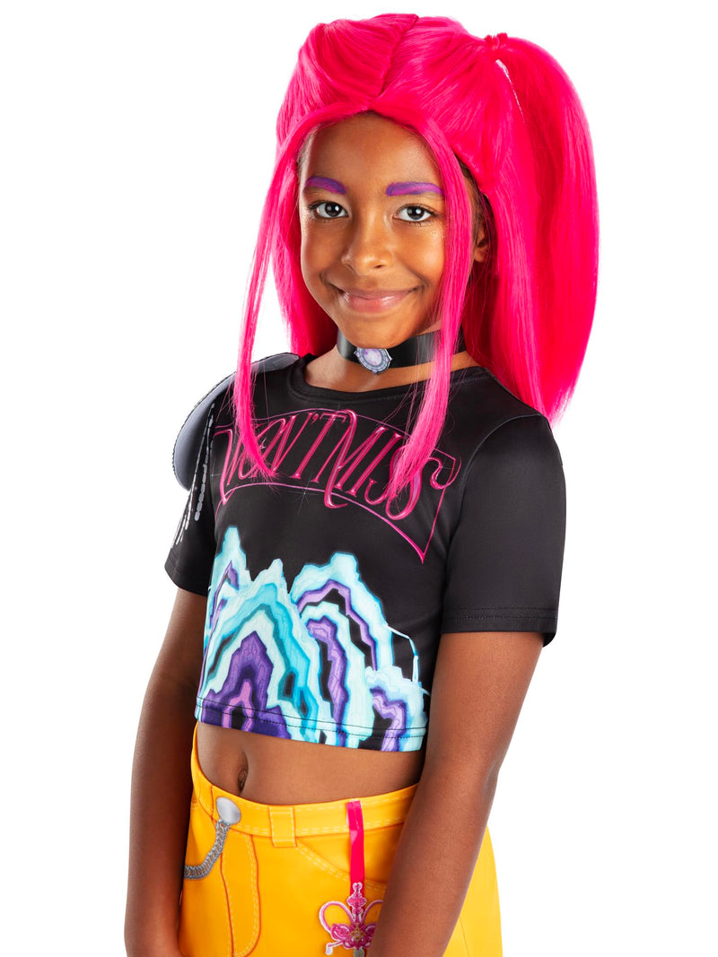Rubies Official Netflix K-Pop Demon Hunters Mira Wig Child Costume Accessory, Kids Fancy Dress, One Size