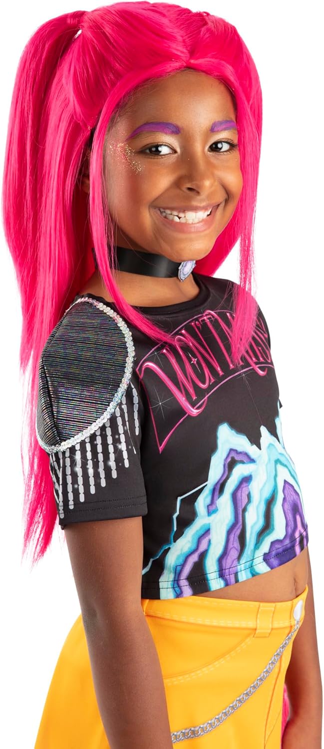 Rubies Official Netflix K-Pop Demon Hunters Mira Wig Child Costume Accessory, Kids Fancy Dress, One Size