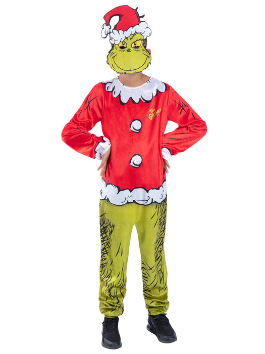 Smiffys Dr Seuss The Grinch Santa Costume Age 7-9