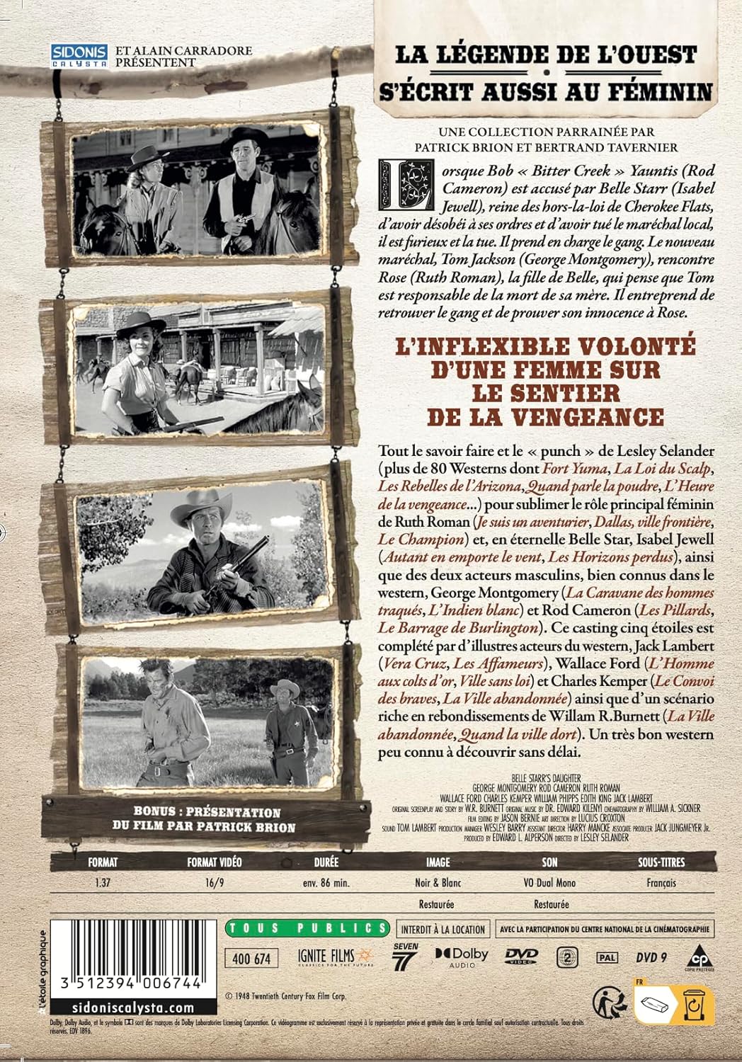 La fille de belle starr