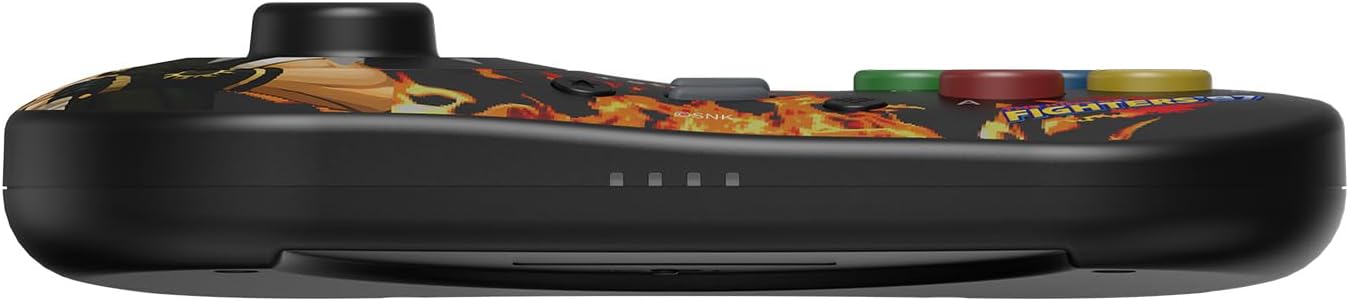 8Bitdo Kyo Kusanagi Style SNK Neo Geo CD Bluetooth Controller, Compatible with Windows PC, Android and Neo Geo Mini