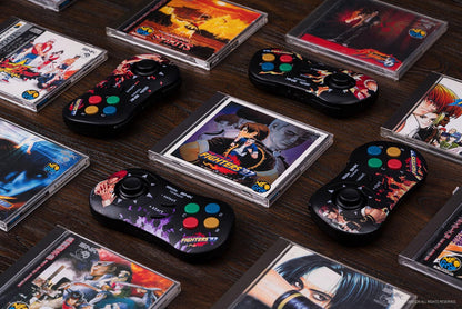 8Bitdo Kyo Kusanagi Style SNK Neo Geo CD Bluetooth Controller, Compatible with Windows PC, Android and Neo Geo Mini