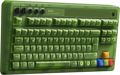 8Bitdo Retro 87 Mechanical Keyboard with RGB Backlight, Bluetooth/2.4G/USB-C Hot Swappable Wireless Gaming Keyboard for Windows and Android - Xbox Edition (Officially Licensed) - ISO UK Layout