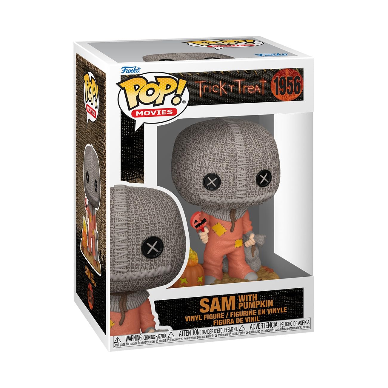 Funko Pop! Movies: Sam With Pumpkin - Trick R Treat - Collectable Vinyl Figure - Gift Idea - Official Merchandise - Toys for Kids & Adults - Horror Fans