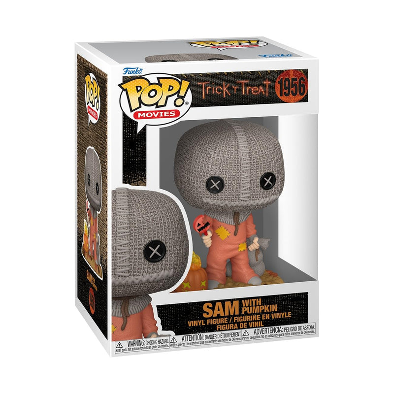Funko Pop! Movies: Trick R Treat - Sam With Pumpkin - Figura in Vinile da Collezione - Idea Regalo - Merchandising Ufficiale - Giocattoli per Bambini e Adulti - Horror Fans