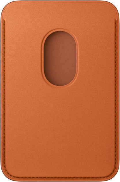 Apple - Wallet For Mobile Phone / Credit Card - Magsafe Compatibility - Microtwill, Finewoven - Fox Orange