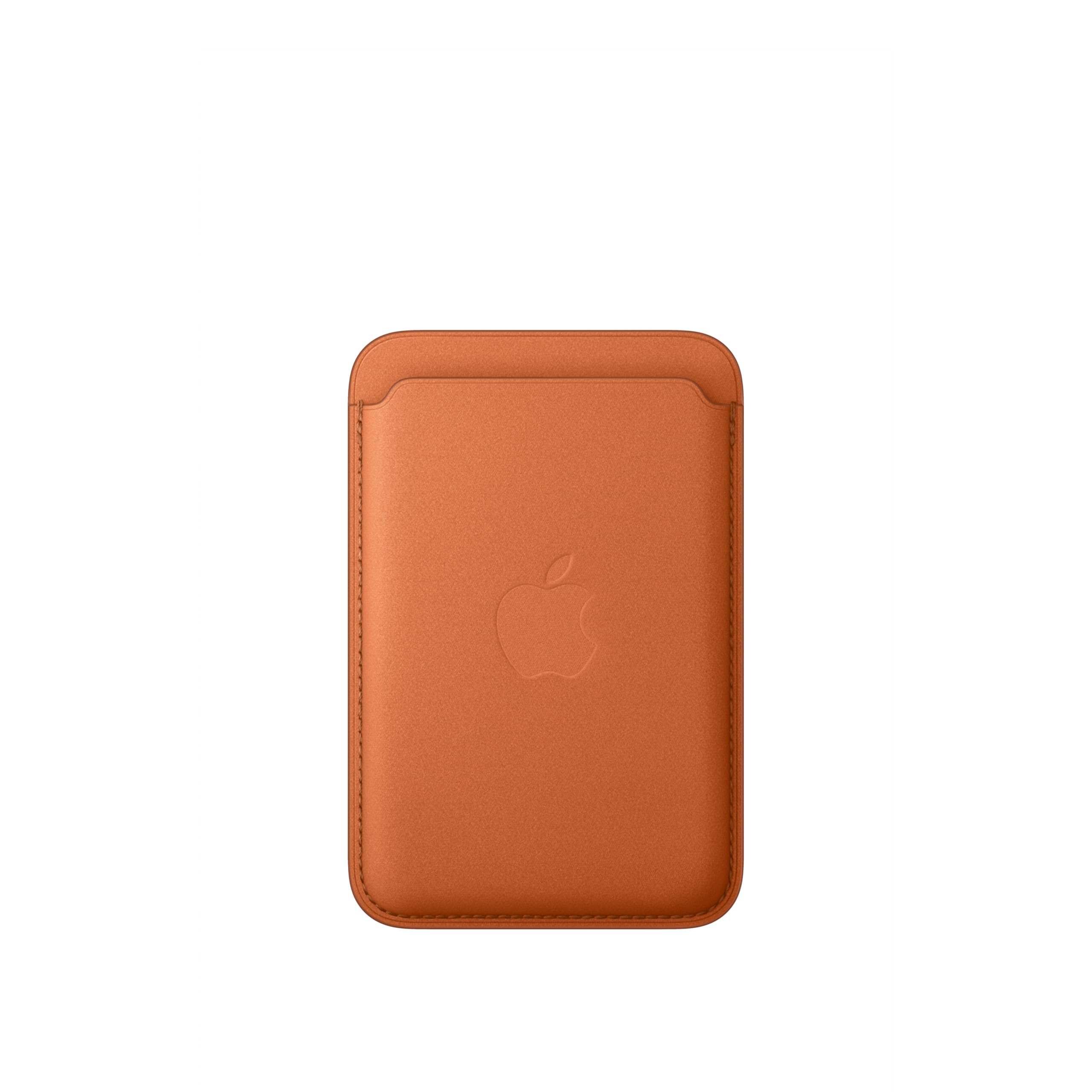 Apple - Wallet For Mobile Phone / Credit Card - Magsafe Compatibility - Microtwill, Finewoven - Fox Orange