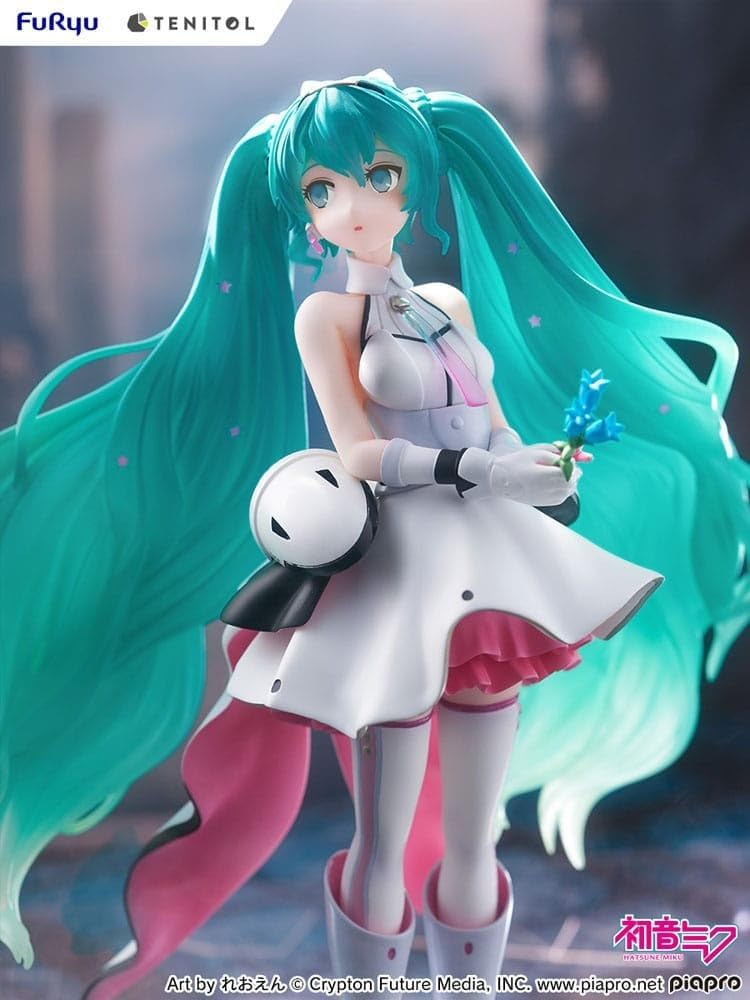 Hatsune Miku Tenitol Pvc Statue Yhatsune Miku Galaxy Live Ver. 21 Cm
