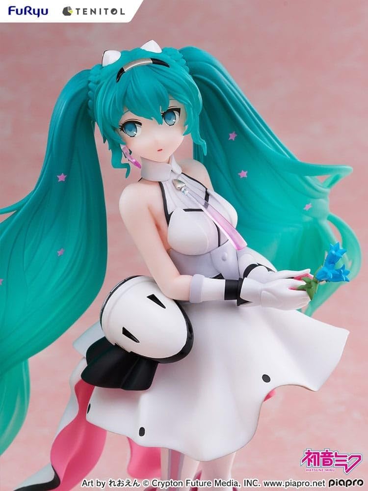 Hatsune Miku Tenitol Pvc Statue Yhatsune Miku Galaxy Live Ver. 21 Cm