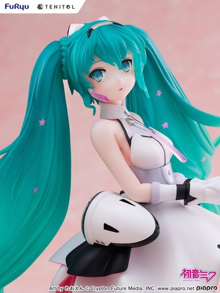 Hatsune Miku Tenitol Pvc Statue Yhatsune Miku Galaxy Live Ver. 21 Cm