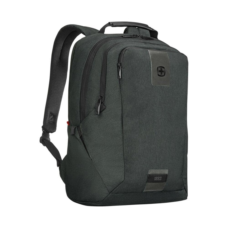 Wenger MX ECO Professional laptop backpack with tablet pocket, notebook up to 16 inches, tablet of up to 10 inches, organizer, 20 L, for men and women, office, business travel or uni, black, 612261