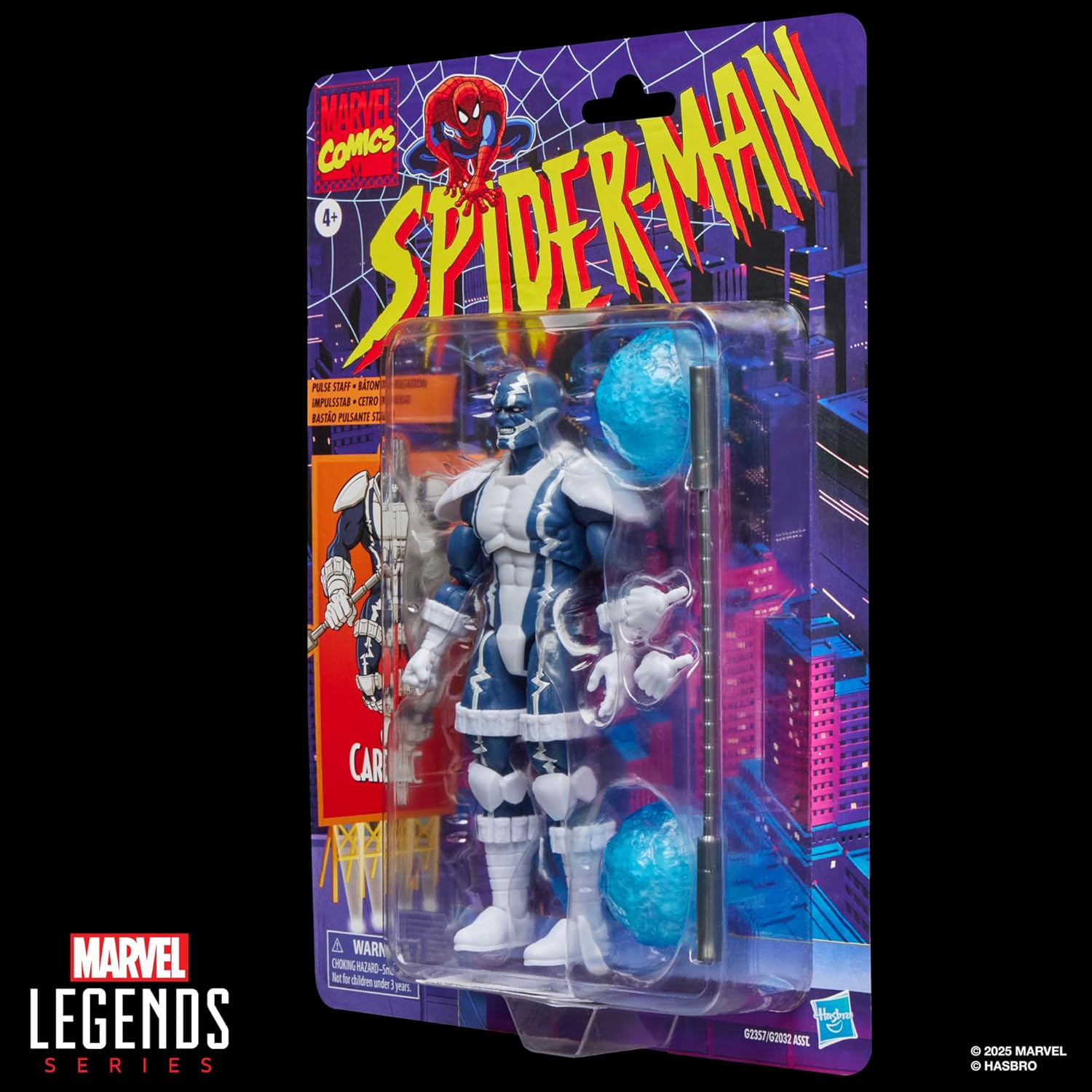 Marvel Legends Series Cardiac Retro Cardback Spider-Man Comics Action Figure
