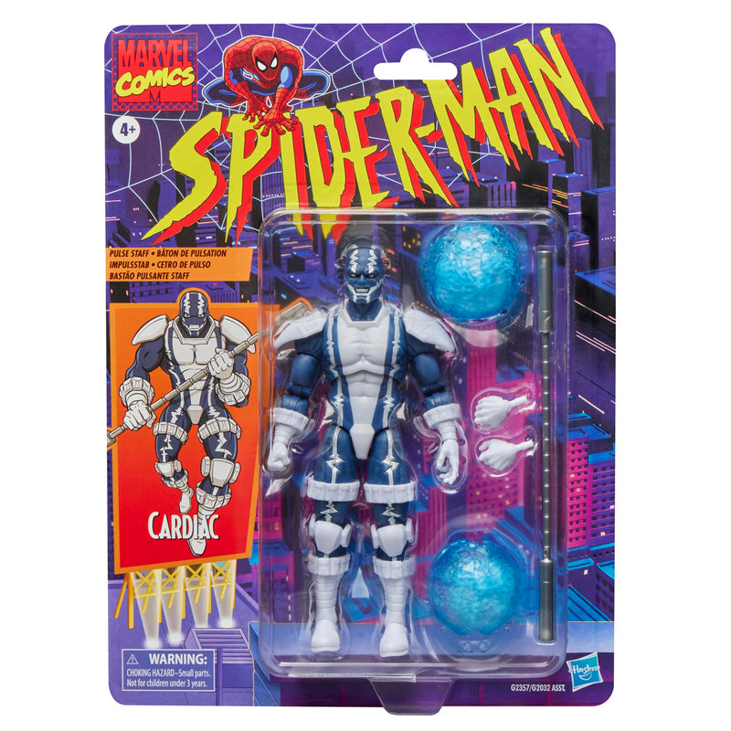 Marvel Legends Series Cardiac Retro Cardback Spider-Man Comics Action Figure