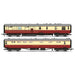 Hornby R40470 BR Kitchen Buttery Car & Comp. Restaurant White Horse 7833 2-Pack