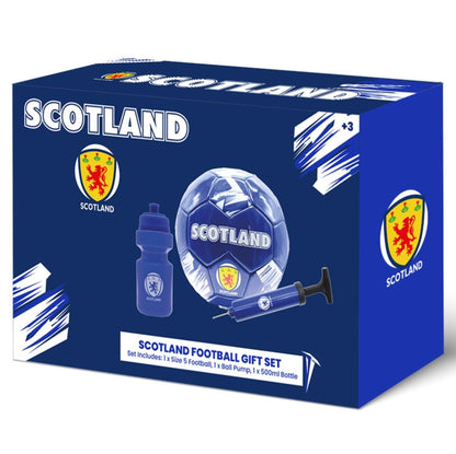 Gioco International Country Themed Football Gift Set, Includes Size 5 Team Ball, Pump and 500ml Bottle, Fan Present