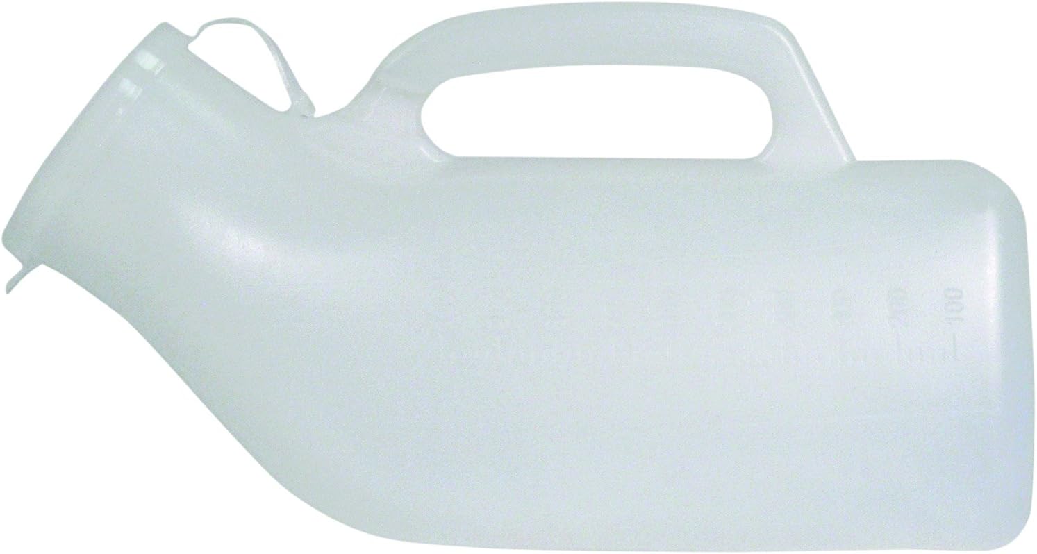 Aidapt Male Portable Urinal 1L Capacity Spill Resistant with Carry Handle