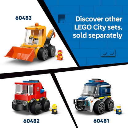 LEGO City Rides – Gaming Race Car Toy - Mini Building Set w/a Driver Junior Minifigure - Party Bag Fillers - Small Collectible Gift for 5+ Year Old Boys - 60484