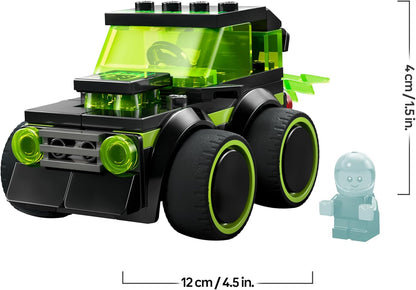 LEGO City Rides – Gaming Race Car Toy - Mini Building Set w/a Driver Junior Minifigure - Party Bag Fillers - Small Collectible Gift for 5+ Year Old Boys - 60484