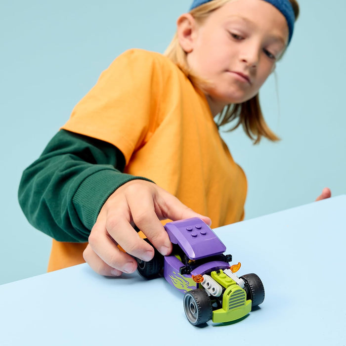 LEGO City Hot Rod - Racewagen Auto Speelgoed voor Kinderen met Chauffeur Minifiguur en Inklapbaar Dak - Fijne Motoriek Bouwpakket - Klein Verjaardagscadeau voor Jongens vanaf 5 Jaar - 60485