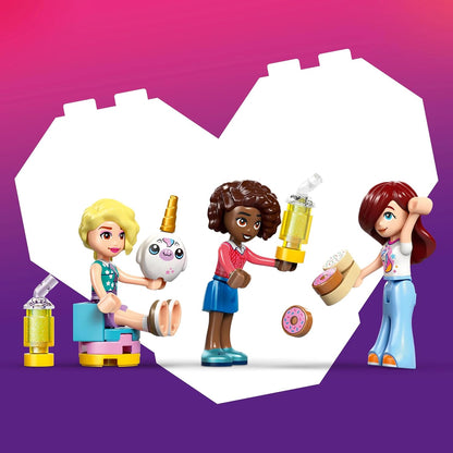 LEGO Friends Unicorn Dream Café - Toy Cake Shop w/ 3 Mini Dolls, Cash Register & Play Food Accessories incl. Cupcakes - Birthday Gift for 6+ Year Old Girls - 42684