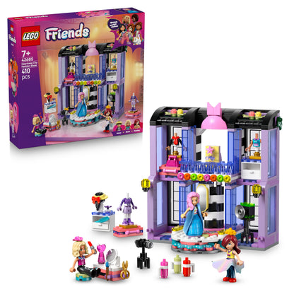 LEGO Friends Heartlake City Modeshow – Fashion Designer Speelgoed met 3 Poppetjes, Catwalk en Aanpasbare Outfits Incl. Rok, Jas, Hoeden en Accessoires – Creatief Cadeau voor Meisjes vanaf 7 Jaar 42685