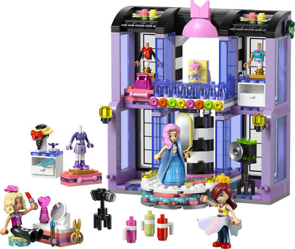 LEGO Friends Heartlake City Modeshow – Fashion Designer Speelgoed met 3 Poppetjes, Catwalk en Aanpasbare Outfits Incl. Rok, Jas, Hoeden en Accessoires – Creatief Cadeau voor Meisjes vanaf 7 Jaar 42685