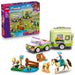 LEGO Friends Horse & Baby Foal Trailer - Horse Toy Playset w/Grooming Accessories, 4 Animal Figures, Car & 2 Mini Dolls - Birthday Gift Idea for 7+ Year Old Girls - 42695