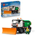 LEGO City Snowplough Truck Toy - Model Kit w/a Minifigure, Tools & Gritter Function - Birthday Gift Idea for 6+ Year Old Boys & Engineering Fans - 60490