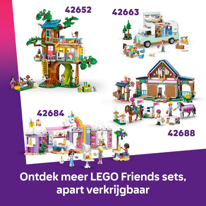 LEGO Friends Liann's Family House Toy - Miniature Set incl. a Garden, 4 Mini Dolls, Pet Axolotl & Gecko Animal Figures and Accessories - Birthday Gift for 7+ Year Old Girls - 42687