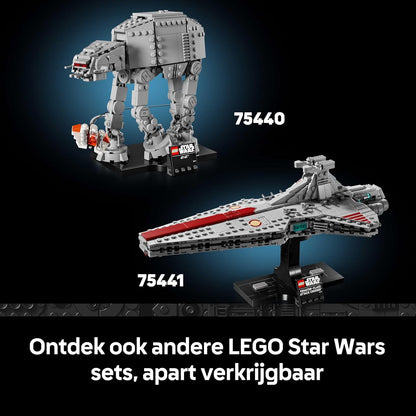 LEGO Star Wars 75441 Venator-Class Attack Cruiser Building Set for Adults - Republic Starship Model Kit - Living Room & Shelf Decor - Collectible Gift for Revenge of the Sith Fans