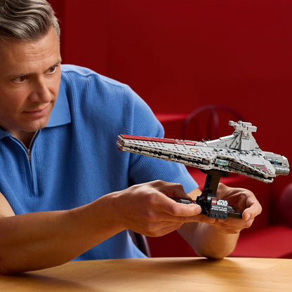 LEGO Star Wars 75441 Venator-Class Attack Cruiser Building Set for Adults - Republic Starship Model Kit - Living Room & Shelf Decor - Collectible Gift for Revenge of the Sith Fans