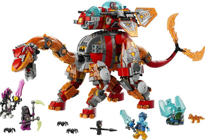 LEGO DREAMZzz 2in1 Dino Jet Toy - Dinosaur Figure Transforms into an Armoured Stegosaurus - incl. 4 Minifigures & 2 Collectible Treasure Creatures - Gift for 9+ Year Old Boys - 71514