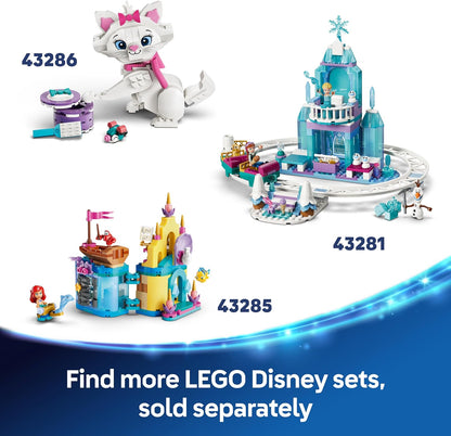 LEGO | Disney Frozen Olaf and Bruni's Picnic Fun Toy - Snowman Figure w/a Picnic Blanket & Accessories - DIY Bedroom Decor - Gift for 7+ Year Old Girls & Fans - 43287
